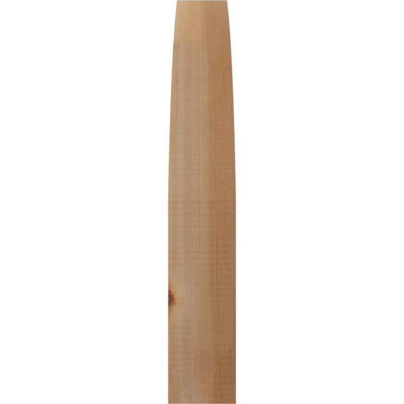 Attelle de genou lisse Thorton, l 3 3 po x P 12 po x H 24 po, cèdre rouge de l'Ouest, 12 po X P 24 po H