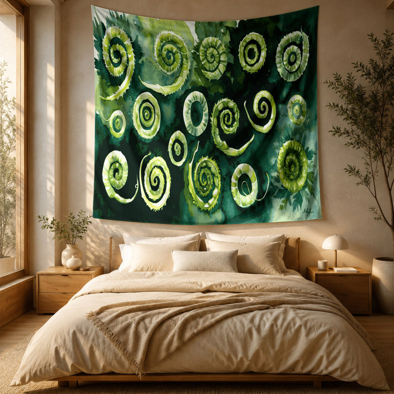 Tapisserie murale «Légumes», 88 po x 104 po