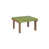 Kiwi Green Top/Antique Mahogany Base