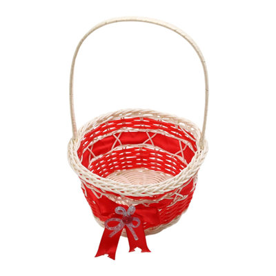  Easter Small Basket Easter Baskets for Kids Basket Round Small Woven Basket with Handle
