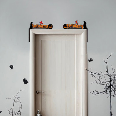 Décoration de cadre de porte d'Halloween