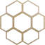 Médaillon de plafond 16 po x 6 7/8 po x P 1/4 po Florin-63411873-63411868