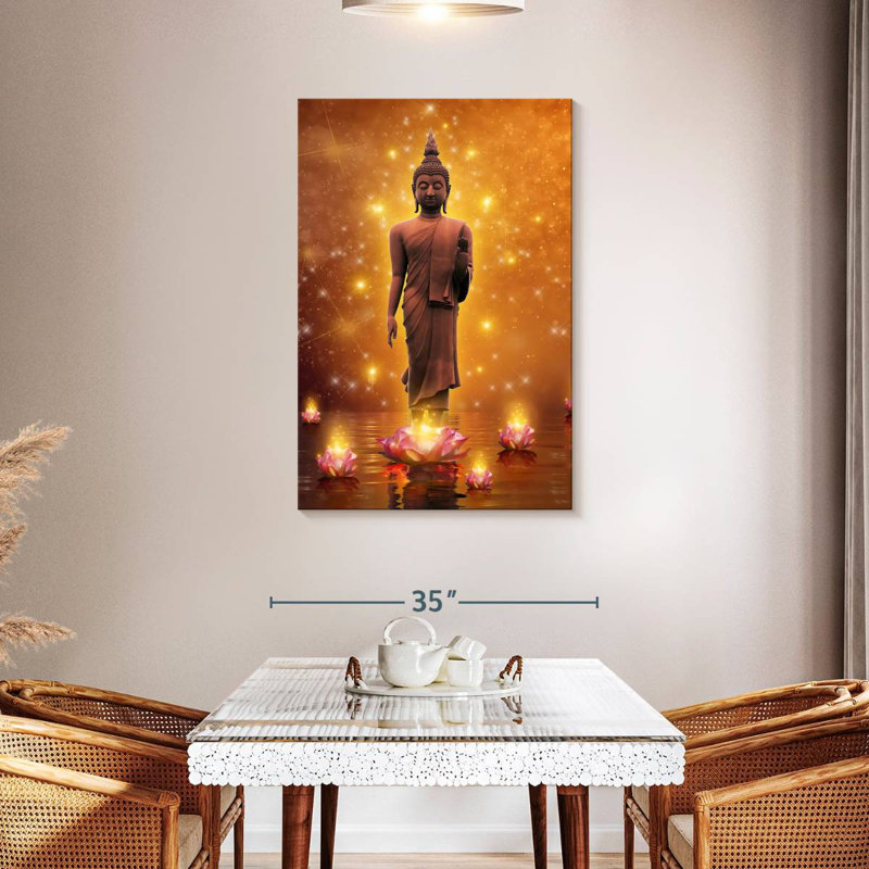 Adella Buddha Lotus, 45" H x 30" W