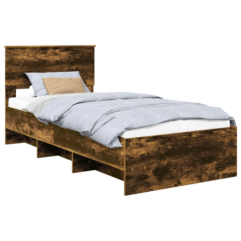 Bed, Smoked Oak