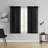 Microfiber Rod Pocket Window Curtain Panel