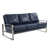 Similicuir bleu marine est en rupture de stock