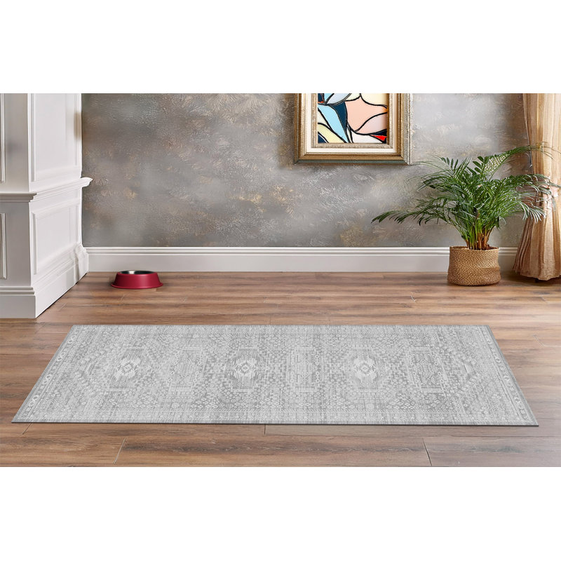 STERLING 2.2X7.7 18844-910 GREY/IVORY, Runner 2'2" x 7'7"