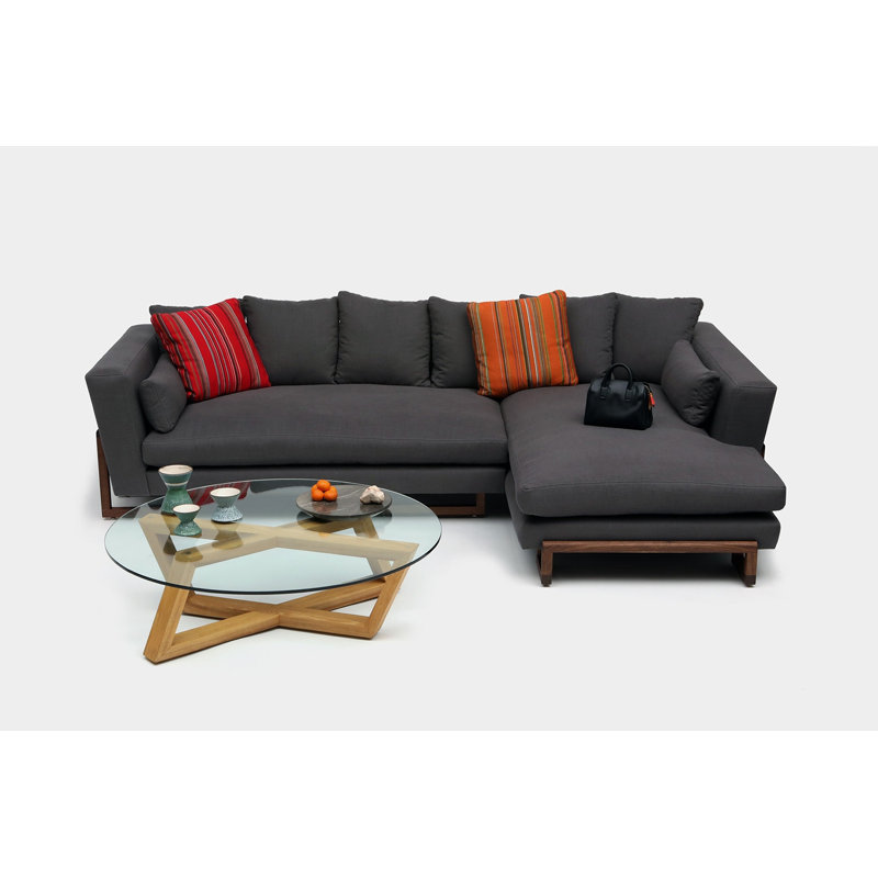 Focal Coffee Table, Ash, 14" H x 32" L x 60" W