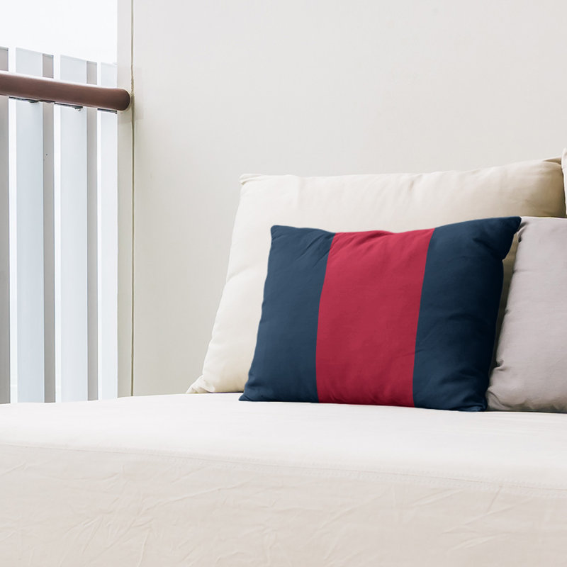 Coussin lombaire intérieur/extérieur baltimore retour, Bleu/rouge