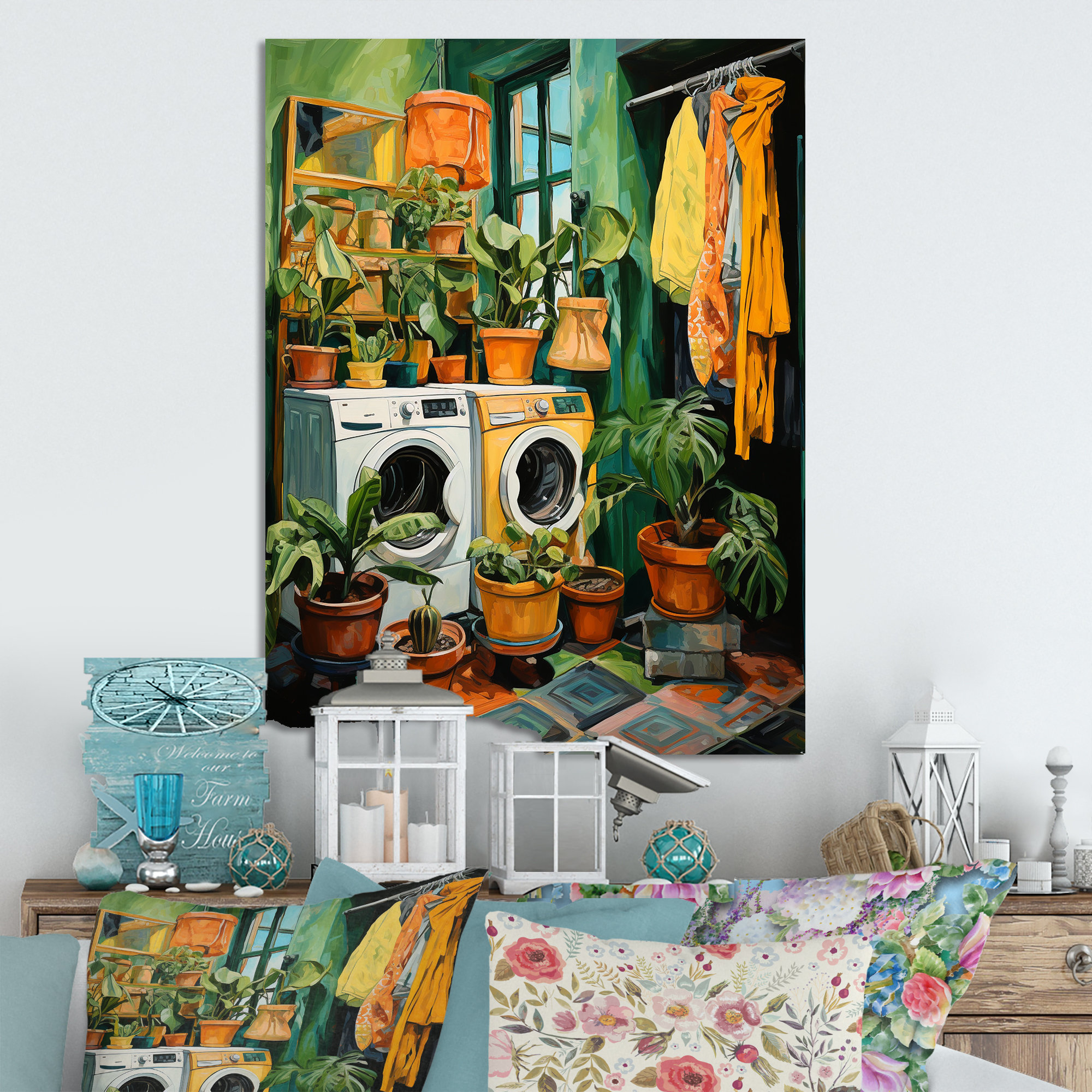 Lark Manor™ Laundry Romm Jungle Adventure II - Laundry Metal Wall Art ...