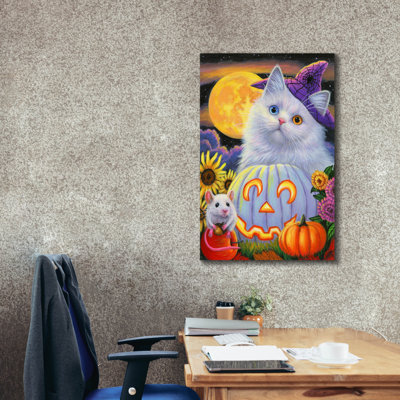 «Boo's Halloween» par Bridget Voth, reproduction d'art sur toile