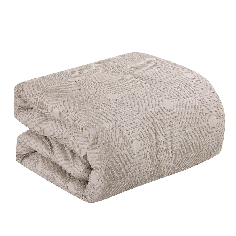 Polyester Comforter, Beige, Queen Comforter