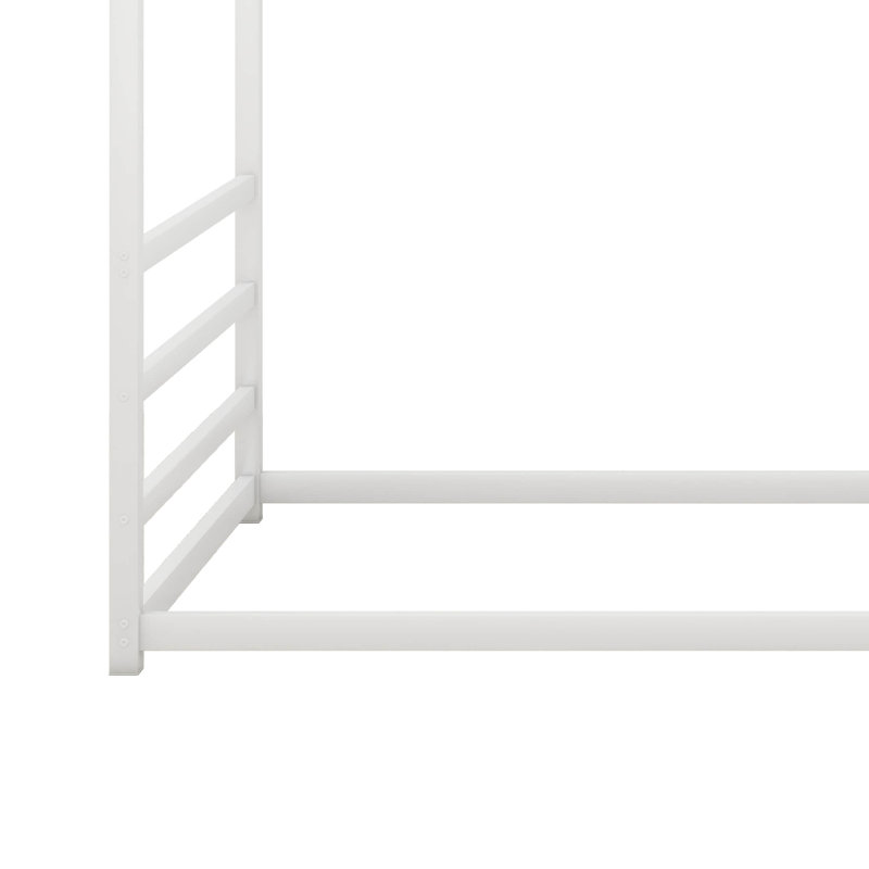 Lit plateforme avec toit House, Blanc