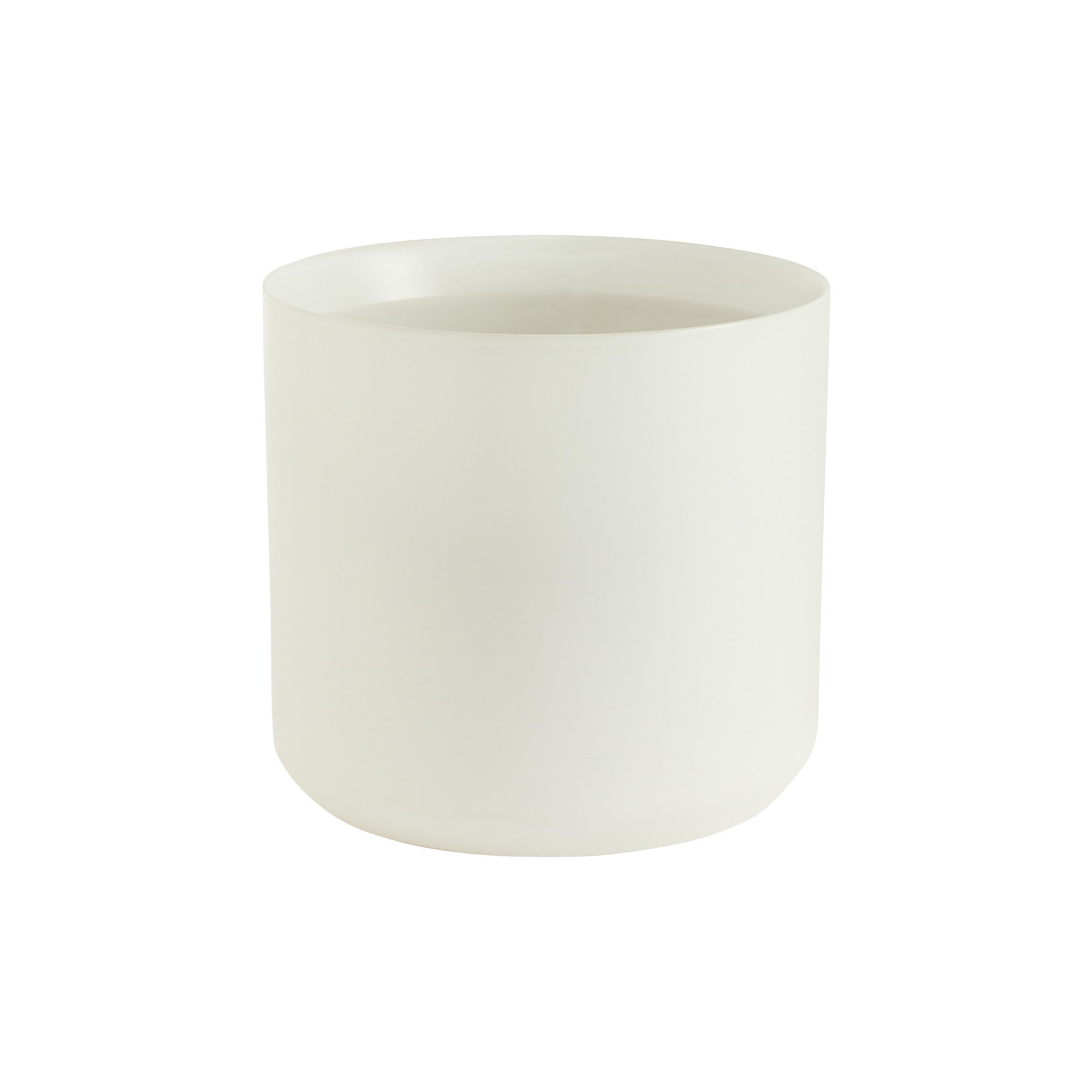 Parsons Handmade Ceramic Pot Planter, 2" H x 2.5" W x 2.5" D, White