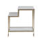 Signature Designs Sashay Gold Rectangular End Table