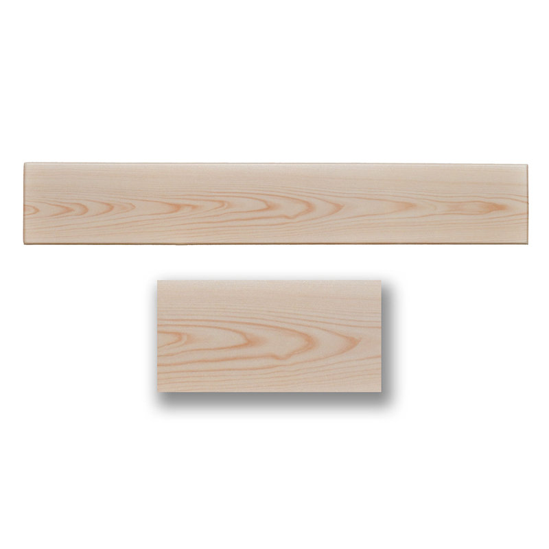 Planches de plafond en mousse et bois collé 39 po x 6 po, Chêne Naturel