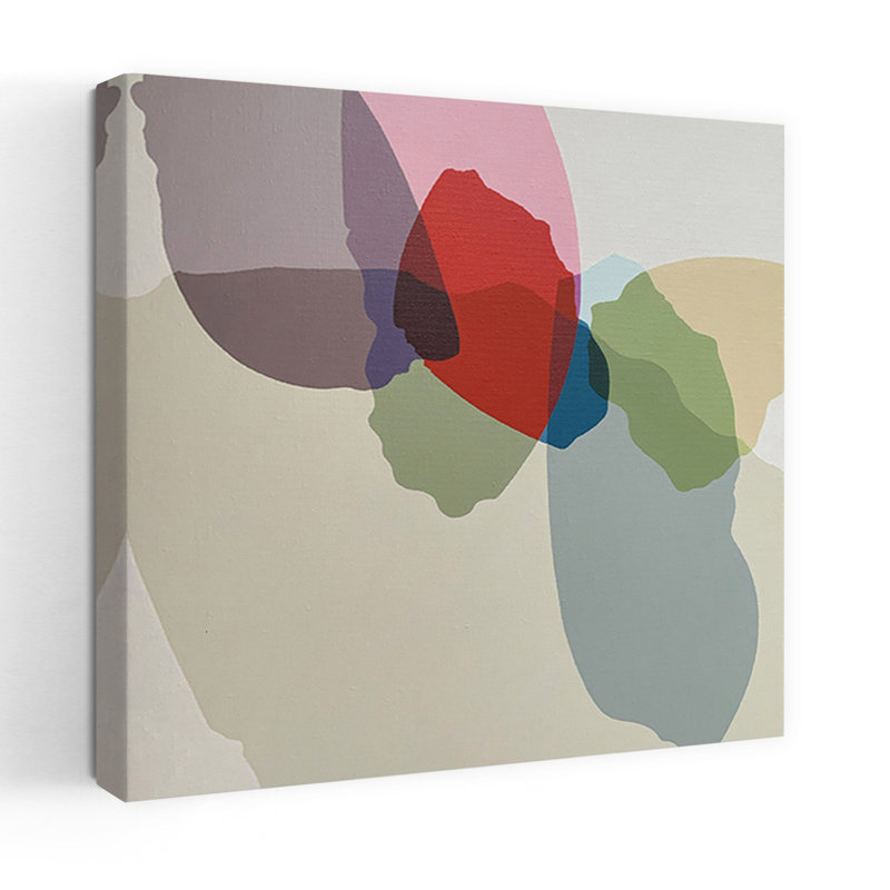Contemporary Art Abstract Contemporary Wall Art by Rafa Mateo - Wrapped Canvas Print, 45.72 cm H x 45.72 cm W