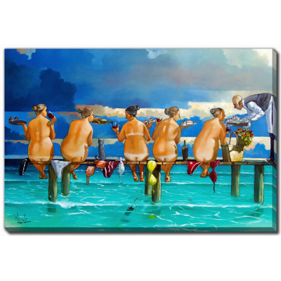 «Avilyn Wine On The Jetty», art mural sur toile