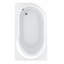 Davos 1550mm x 900mm Soaking Acrylic Bathtub-914902075