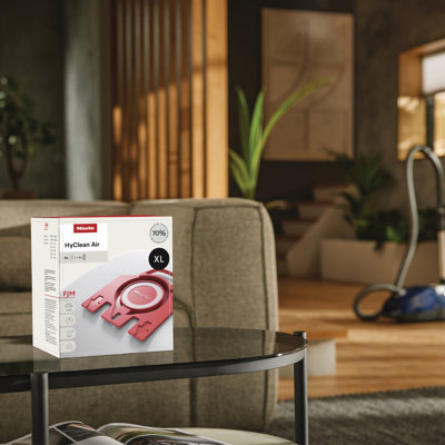 Sacs pour aspirateur Miele HyClean Air XL Pack FJM, 8 sacs inclus, pour aspirateurs Miele Compact