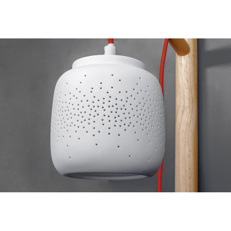 Filton Ceramic Plug-in Armed Sconce