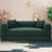 Convertible Sleeper Sofa Bed with Cylindrical Pillow, Corduroy Folding Mattress Couch, Floor Sofa  Sofa-in-a-Box, No Installation & Easy to Transport, Deep Seat-433363140-418809708