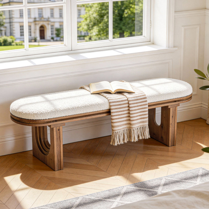 Solid Wood Bench