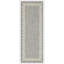 Argent 5 pi 3 po X 7 pi 3 po Tapis intérieur / extérieur-681135189
