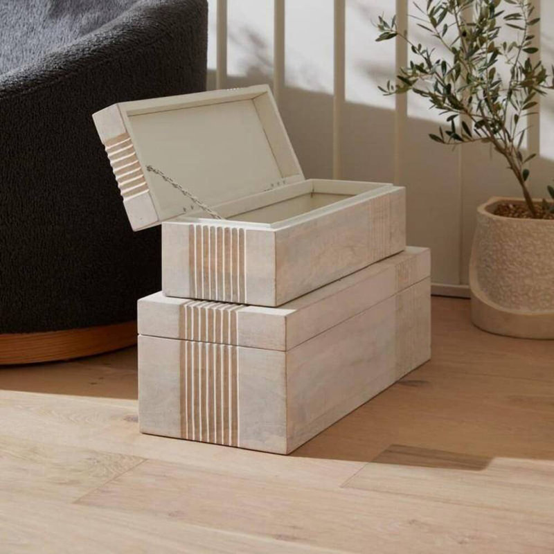 Kamira Solid Wood Decorative Box