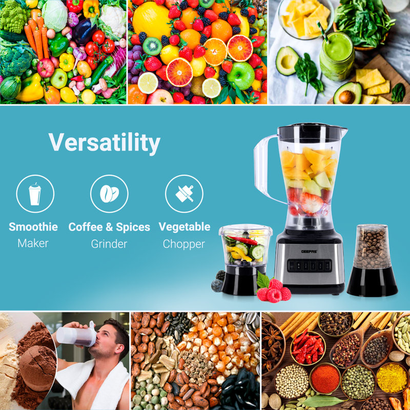 Geepas 8 Speed 150ml Countertop Blender