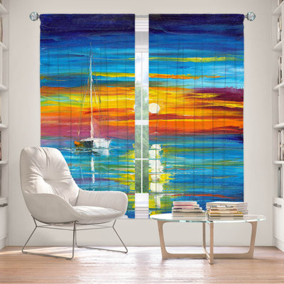 Jenavieve Room Darkening Curtain Pair