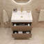 Meuble-lavabo simple mural 24 po avec surface solide avec trop-plein, 24 po, pré-assemblé-303615349-303615351-330642045