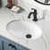 KRAUS Elavo. Oval Porcelain Ceramic Undermount Bathroom Sink In White With Overflow Drain, KCU-272