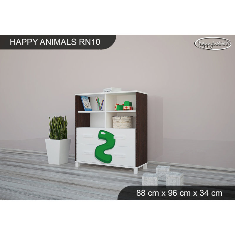 88cm W Kids Cube, Chestnut