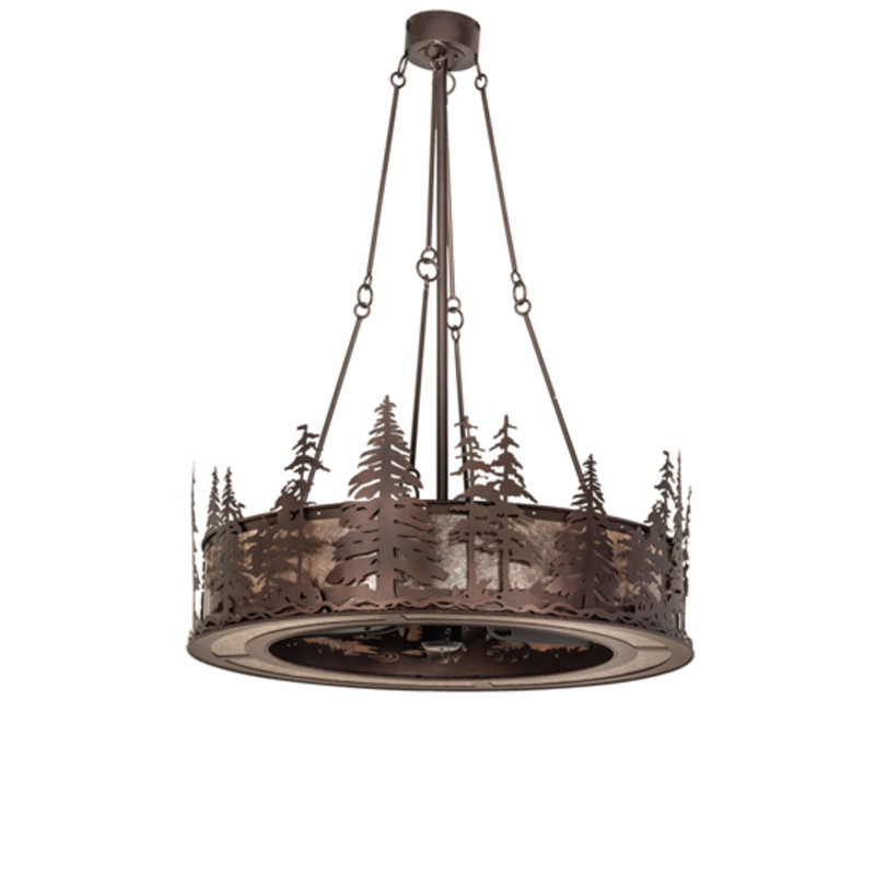 Tall Pines Downrod Ceiling Fan