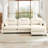 Modular Sectional L Shaped Couch With Ottoman, Featuring Premium Chenille Fabric, Tufted Cushion Backrest, Ergonomic Design And Easy Installation-1532519080