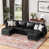 Black Faux Leather