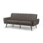 Fortier 3 Seater Velvet Sofa Bed-971234523