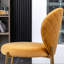Chaise de salle à manger en velours-2001861089