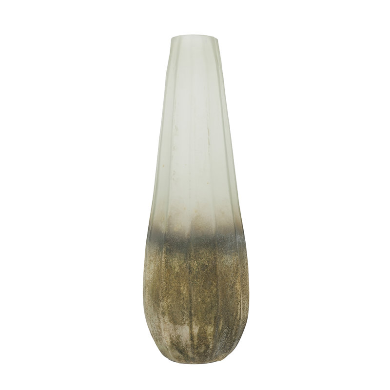 15" Ombre Gradient Glass Bud Vase