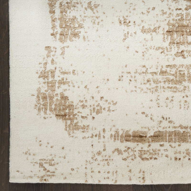Grete Abstract Handmade Area Rug, Rectangle 259 x 351 cm
