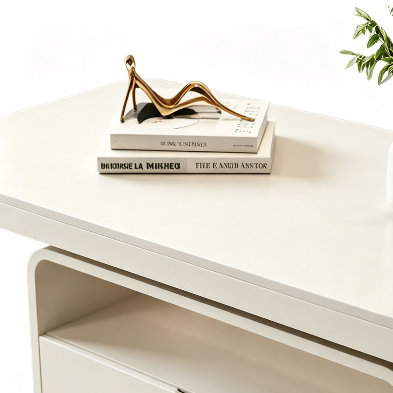 Thurner, 16.53" H x 47.24" L x 23.62" W, White, Solid Color