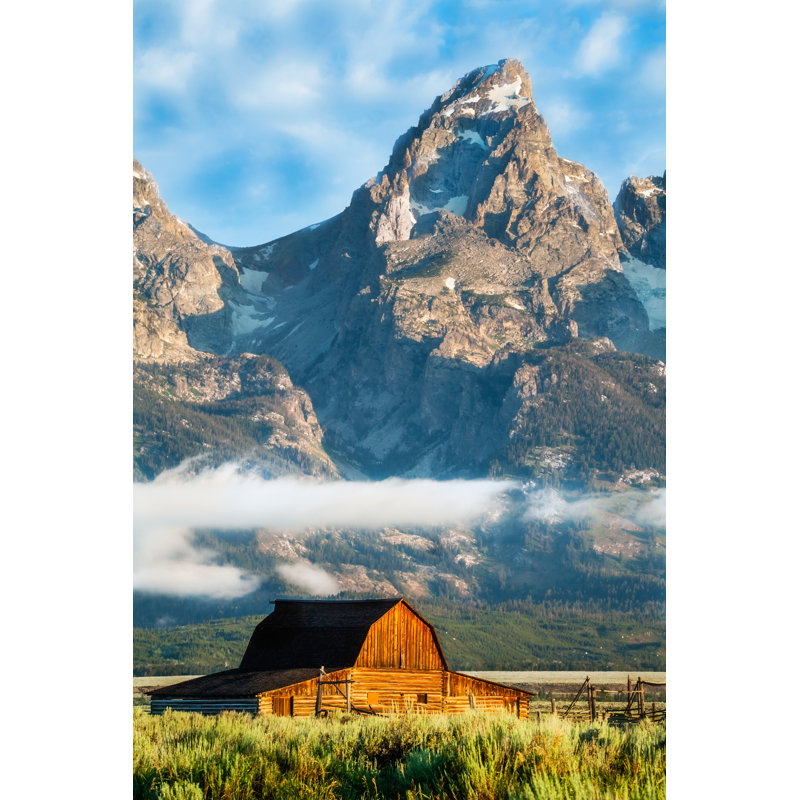Moulton Barn - Wrapped Canvas Print, 122cm H x 81cm W x 3.8cm D