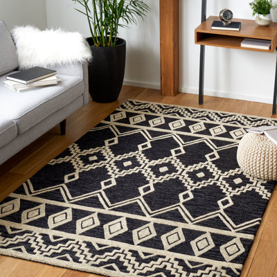 Tapis en laine touffeté à la main Abbegail