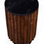 Table de bout ronde avec plateau moderne, table d'appoint de salon
