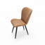 Ensemble de 2 chaises de salle à manger modernes en similicuir-2062043480-2062043487