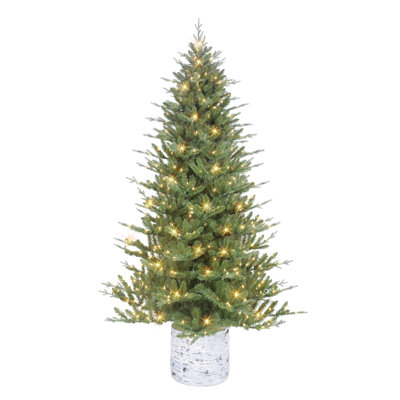 78' Lighted Artificial Pine Christmas Tree