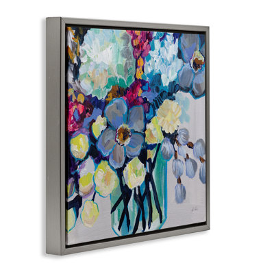 Cadre flottant Affectionate Bouquet de fleurs, design par Jeanette Vertentes