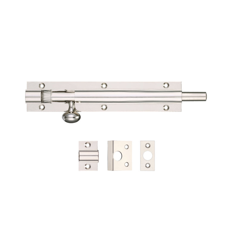 Architectural Barrel Bolt, Polished Nickel, 15cm H x 3cm W x 1.5cm D