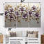 «Mauve fleuri», ensemble de reproductions d'art lilas-107189027-107189028